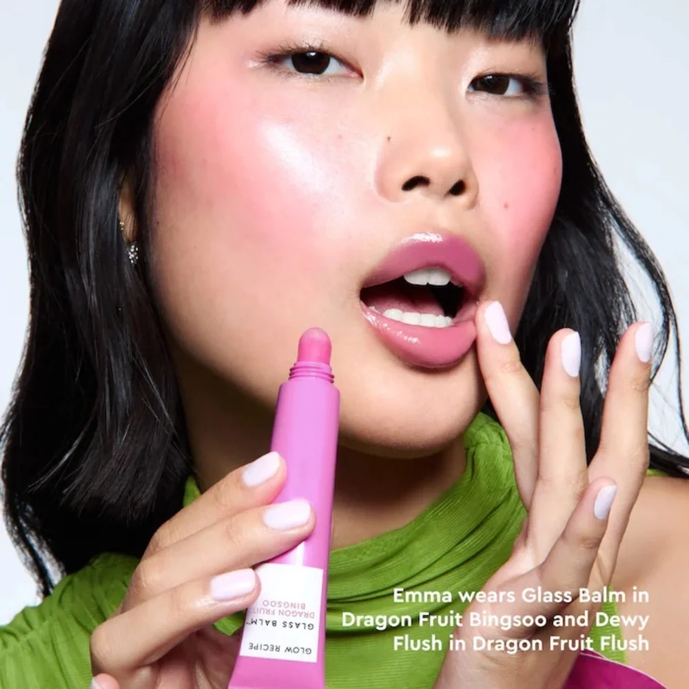Glow Recipe DRAGONFRUIT BINGSOO Glass Balm Lip Treatment for Shine & Hydration 🆕